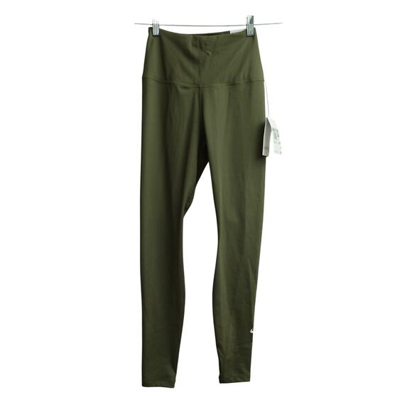 Nike Pants - NWT Nike One Womens Dri-FIT High-Rise Leggings Tight Fit Full Length Olive Sz XS